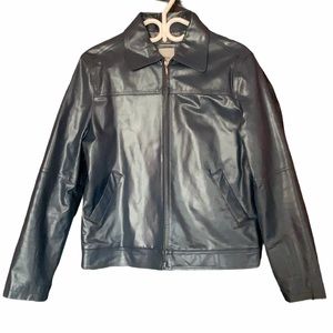Mango leather Jacket Sz M